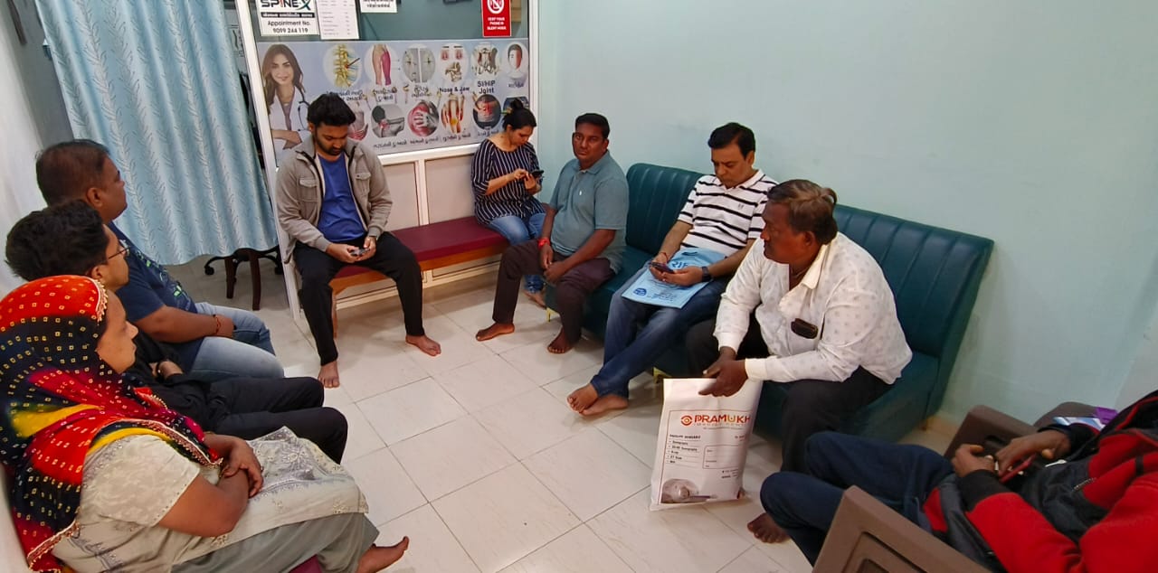 State-of-the-art treatment room at Spine-X Chiropractic clinic in Vadodara